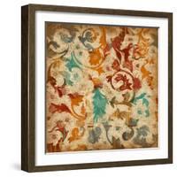 Abstract Florals 2-Jace Grey-Framed Art Print