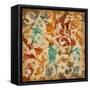 Abstract Florals 2-Jace Grey-Framed Stretched Canvas