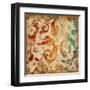 Abstract Florals Mate-Jace Grey-Framed Art Print