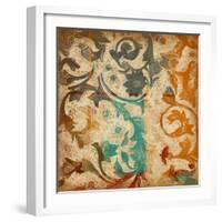 Abstract Florals-Jace Grey-Framed Art Print