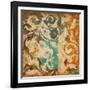 Abstract Florals-Jace Grey-Framed Art Print