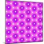 Abstract Flower Background in Shades of Radiant Orchid-amovita-Mounted Art Print