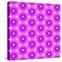 Abstract Flower Background in Shades of Radiant Orchid-amovita-Stretched Canvas