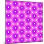 Abstract Flower Background in Shades of Radiant Orchid-amovita-Mounted Art Print