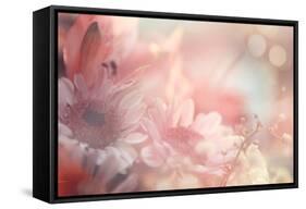 Abstract Flower Background-Timofeeva Maria-Framed Stretched Canvas