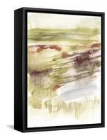 Abstract Flower Horizon II-Jennifer Goldberger-Framed Stretched Canvas
