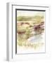 Abstract Flower Horizon II-Jennifer Goldberger-Framed Art Print