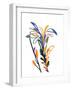 Abstract Flower Painting with Raoul Dufy and Fauvism Style. Modern and Trendy Art for Print and Pos-La Cassette Bleue-Framed Photographic Print