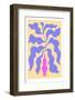 Abstract Flower Poster Matisse Inspired. Trendy Botanical Wall Art with Floral Cut out Design. Mode-Lera Danilova-Framed Photographic Print