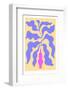 Abstract Flower Poster Matisse Inspired. Trendy Botanical Wall Art with Floral Cut out Design. Mode-Lera Danilova-Framed Photographic Print