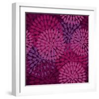 Abstract Flower Texture in Gentle Colors-Lola Tsvetaeva-Framed Art Print