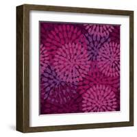 Abstract Flower Texture in Gentle Colors-Lola Tsvetaeva-Framed Art Print