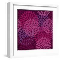 Abstract Flower Texture in Gentle Colors-Lola Tsvetaeva-Framed Art Print