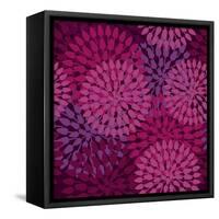 Abstract Flower Texture in Gentle Colors-Lola Tsvetaeva-Framed Stretched Canvas