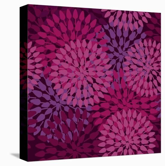 Abstract Flower Texture in Gentle Colors-Lola Tsvetaeva-Stretched Canvas