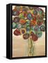 Abstract Flowers 1-Hilary Winfield-Framed Stretched Canvas