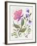 Abstract Flowers 2-Beverly Johnston-Framed Giclee Print