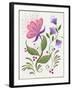 Abstract Flowers 2-Beverly Johnston-Framed Giclee Print