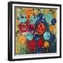 Abstract Flowers 3 - Canvas 1-Hilary Winfield-Framed Giclee Print