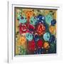 Abstract Flowers 3 - Canvas 1-Hilary Winfield-Framed Giclee Print