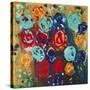 Abstract Flowers 3 - Canvas 1-Hilary Winfield-Stretched Canvas