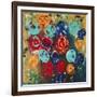 Abstract Flowers 3 - Canvas 1-Hilary Winfield-Framed Giclee Print