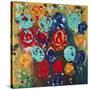 Abstract Flowers 3 - Canvas 1-Hilary Winfield-Stretched Canvas