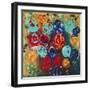 Abstract Flowers 3 - Canvas 1-Hilary Winfield-Framed Giclee Print