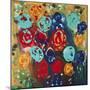 Abstract Flowers 3 - Canvas 1-Hilary Winfield-Mounted Giclee Print