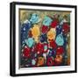 Abstract Flowers 3 - Canvas 2-Hilary Winfield-Framed Giclee Print