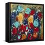 Abstract Flowers 3 - Canvas 2-Hilary Winfield-Framed Stretched Canvas