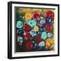 Abstract Flowers 3 - Canvas 3-Hilary Winfield-Framed Giclee Print