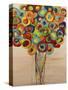 Abstract Flowers 5-Hilary Winfield-Stretched Canvas