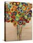 Abstract Flowers 5-Hilary Winfield-Stretched Canvas