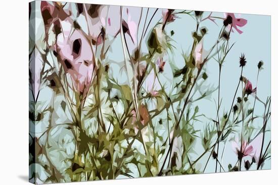 Abstract Flowers 8844-Rica Belna-Stretched Canvas