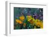 Abstract Flowers Oil Painting.-Anna Pismenskova-Framed Photographic Print