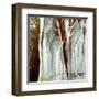 Abstract Forest 1-Kathleen Cloutier-Framed Art Print