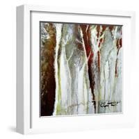 Abstract Forest 1-Kathleen Cloutier-Framed Art Print