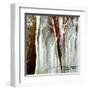 Abstract Forest 1-Kathleen Cloutier-Framed Art Print