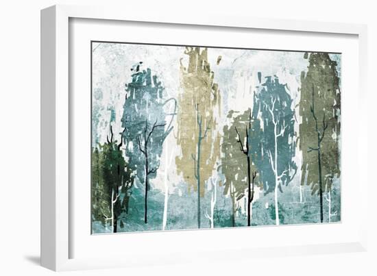 Abstract Forest-OnRei-Framed Art Print