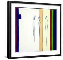 Abstract Forms, c. 2005-Heinz Felbermair-Framed Serigraph