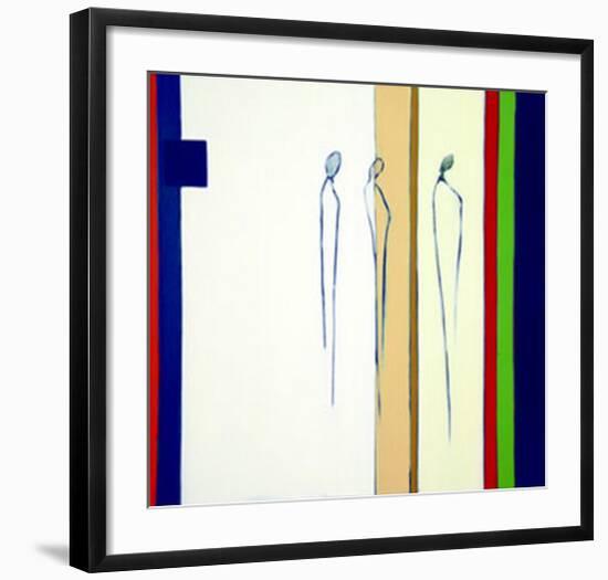 Abstract Forms, c. 2005-Heinz Felbermair-Framed Serigraph