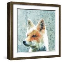 Abstract Fox-Ancello-Framed Art Print