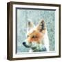 Abstract Fox-Ancello-Framed Art Print