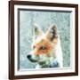 Abstract Fox-Ancello-Framed Art Print