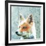 Abstract Fox-Ancello-Framed Art Print