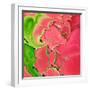 Abstract Fractals Pink And Green-Cora Niele-Framed Giclee Print