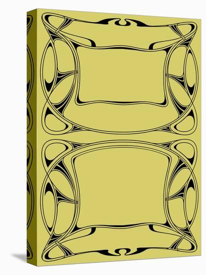 Abstract Framework in Style Art-Nouveau-bomg-Stretched Canvas