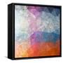 Abstract Futuristic Art Background, Vector Grunge Paper Texture-LeksusTuss-Framed Stretched Canvas