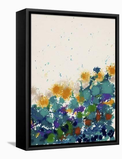 Abstract Garden 1-Hilary Winfield-Framed Stretched Canvas